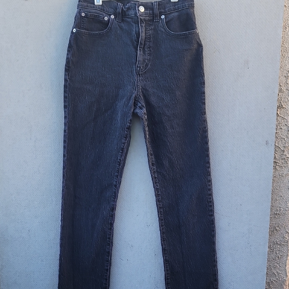Madewell Black Straight Leg Jeans SZ 27